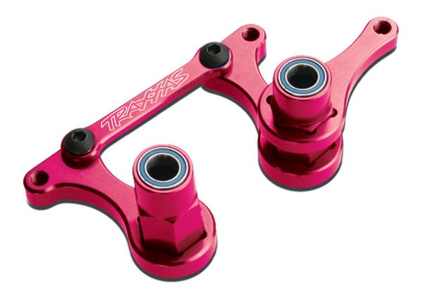Aluminum Steering Bellcranks, Drag Link, Pink Supply